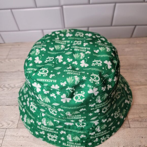 Chicago Blackhawks - Reversible St. Pat's Bucket Hat - Picture 2 of 6